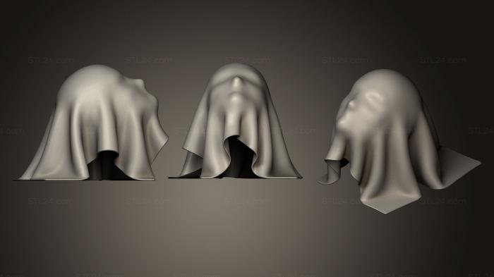 Статуэтки и статуи разные (Невидимая Голова, STKR_0700) 3D модель для ЧПУ станка